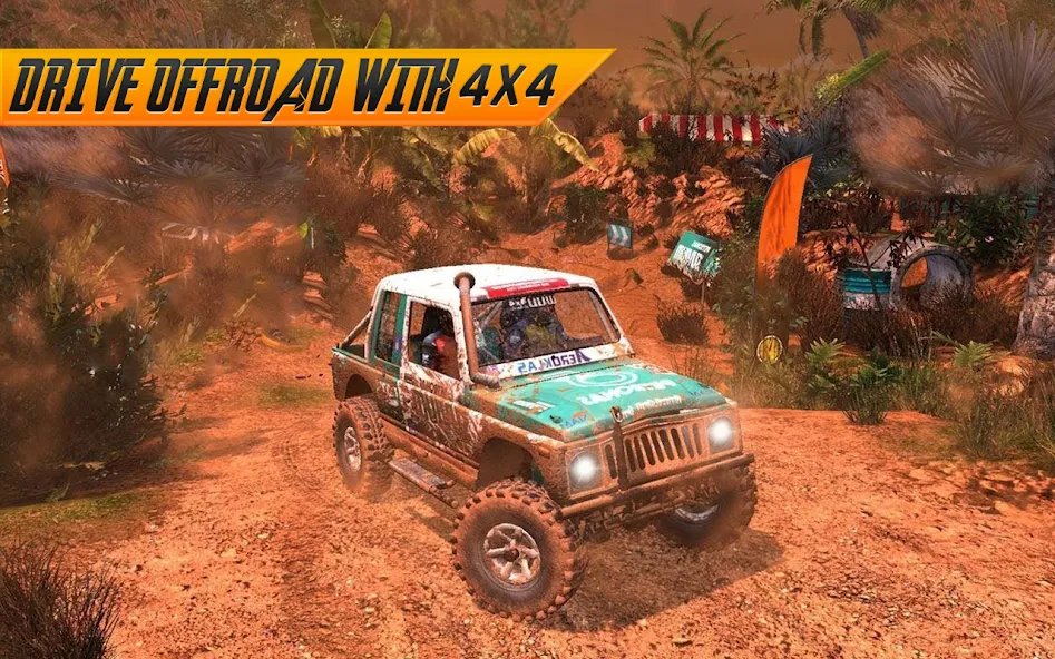 Offroad Jeep Driving Simulator  [МОД Бесконечные деньги] Screenshot 3