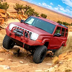 Скачать взломанную Off Road Jeep Drive Simulator  [МОД Много монет] - стабильная версия apk на Андроид