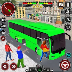 Скачать взломанную City Bus Simulator 3D Bus Game (Симулятор городского автобуса 3D  игра   )  [МОД Меню] - полная версия apk на Андроид