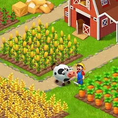 Скачать взломанную Farm City: Farming & Building (Фарм Сити)  [МОД Unlocked] - полная версия apk на Андроид