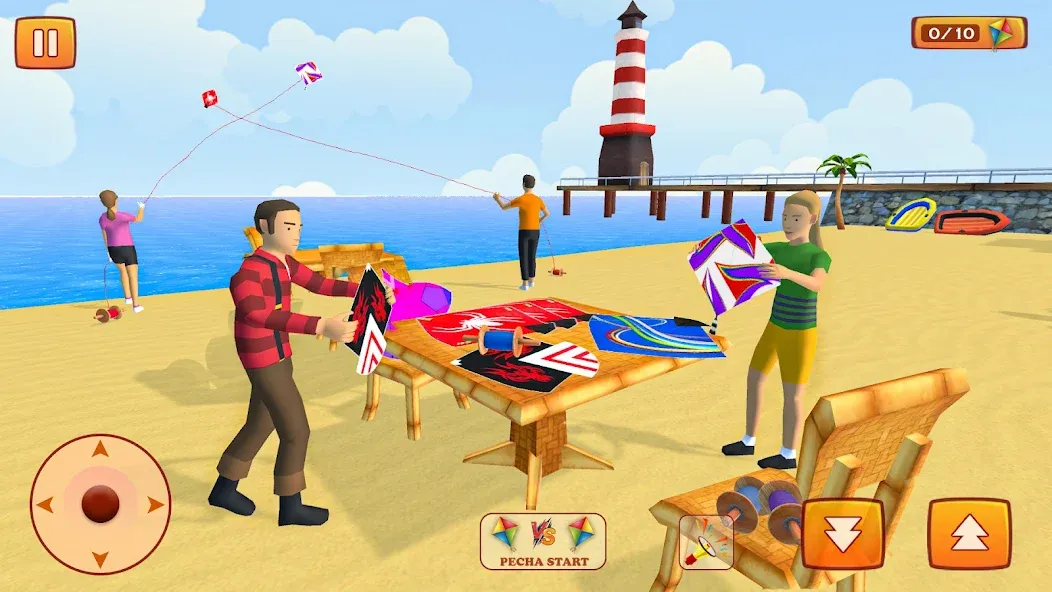 Kite Game: Kite Flying Game 3D  [МОД Бесконечные деньги] Screenshot 3