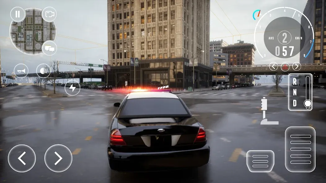 Police Car Simulator 2023 (Полицейский симулятор автомобиля 2023)  [МОД Бесконечные монеты] Screenshot 1