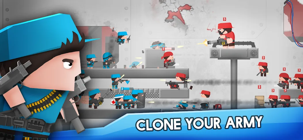 Clone Armies: Battle Game (Клоун армии)  [МОД Бесконечные монеты] Screenshot 1