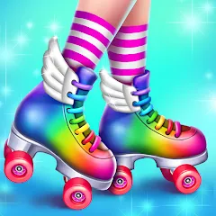 Скачать взломанную Roller Skating Girls  [МОД Много денег] - полная версия apk на Андроид