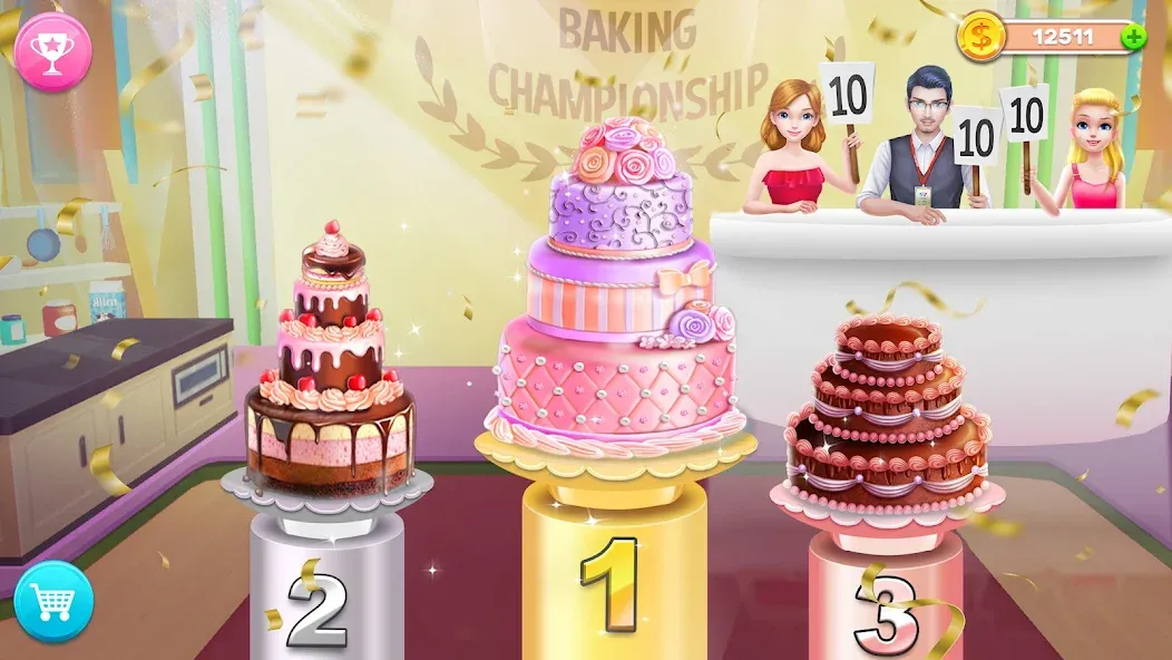 My Bakery Empire: Bake a Cake  [МОД Бесконечные деньги] Screenshot 3