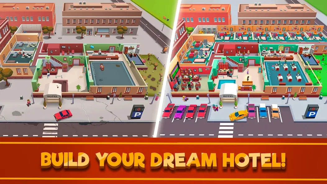 Hotel Empire Tycoon－Idle Game  [МОД Все открыто] Screenshot 1