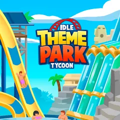 Скачать взломанную Idle Theme Park Tycoon (Айдел Тем Парк Тайкун)  [МОД Много денег] - последняя версия apk на Андроид