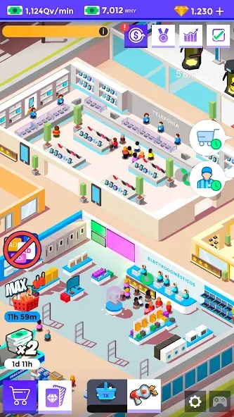 Idle Supermarket Tycoon－Shop (Айдл Супермаркет Тайкун)  [МОД Mega Pack] Screenshot 5