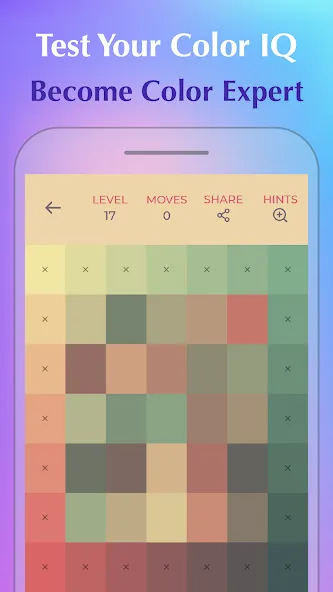 Color Puzzle:Offline Hue Games  [МОД Много монет] Screenshot 2