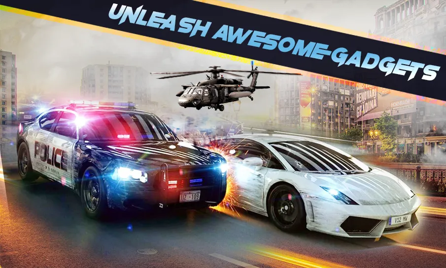 Police car: police games  [МОД Бесконечные монеты] Screenshot 3