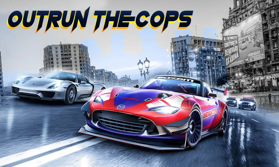 Police car: police games  [МОД Бесконечные монеты] Screenshot 5