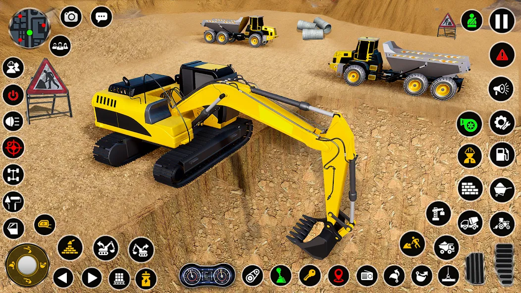 Construction Dump Truck Game (Конструкционный симулятор самосвала)  [МОД Menu] Screenshot 1