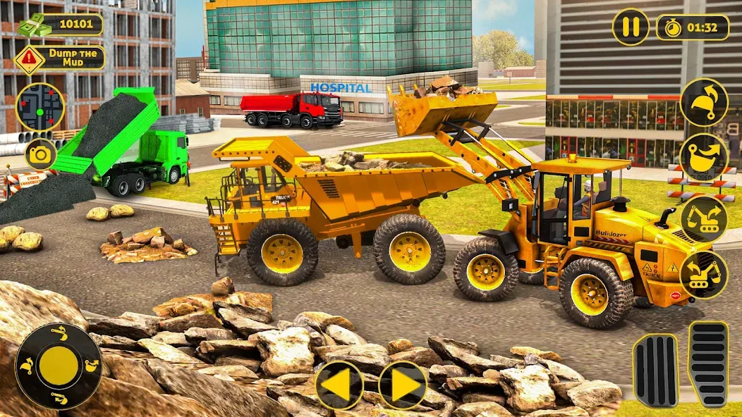 Construction Dump Truck Game (Конструкционный симулятор самосвала)  [МОД Menu] Screenshot 4