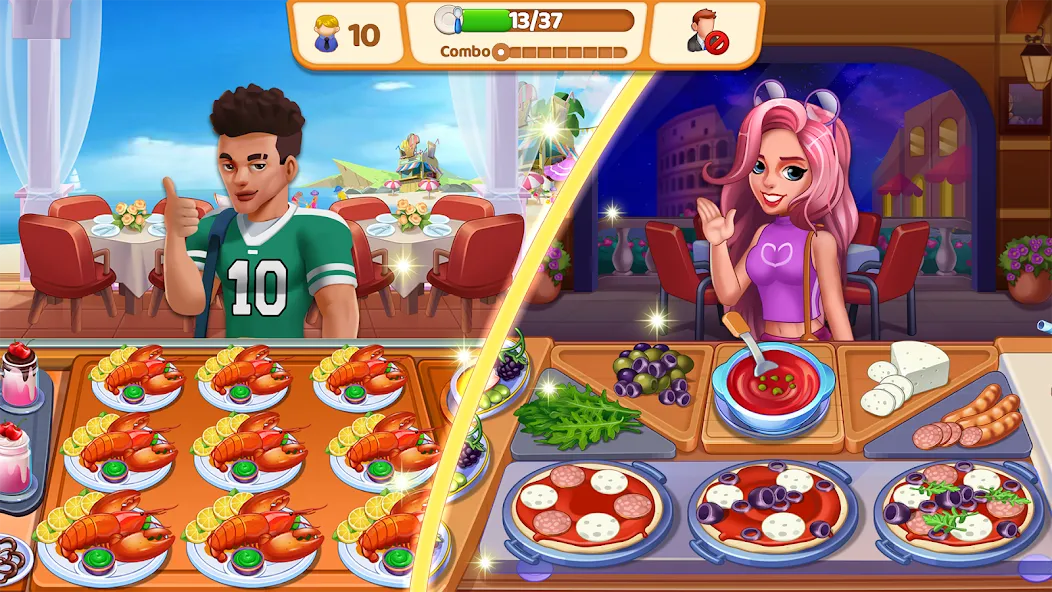 Food Voyage: Fun Cooking Games (Фуд Воядж)  [МОД Mega Pack] Screenshot 5