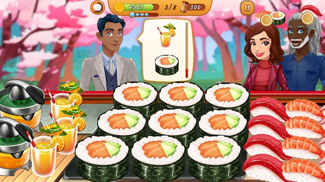 Cooking Team: Restaurant Games  [МОД Unlimited Money] Screenshot 3