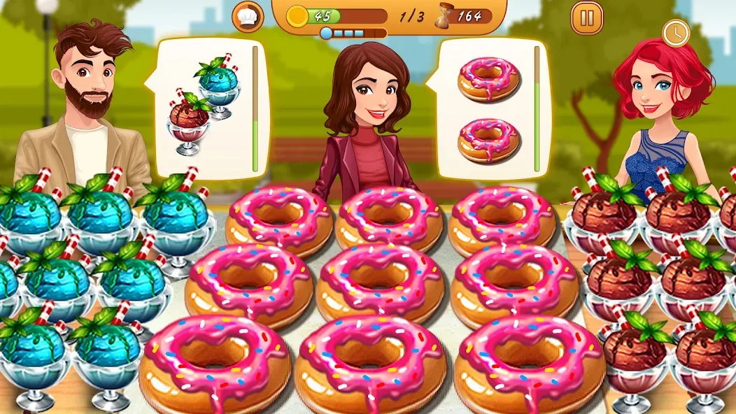 Cooking Team: Restaurant Games  [МОД Unlimited Money] Screenshot 5