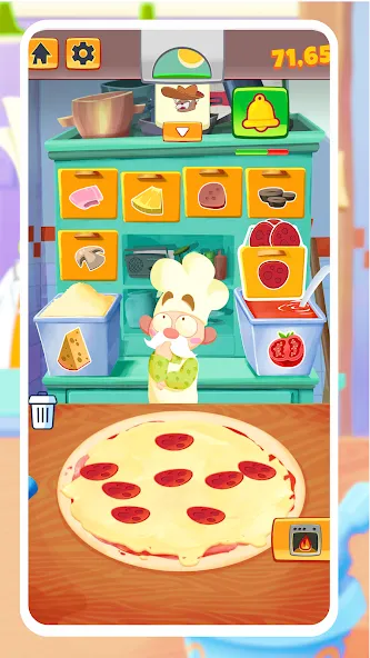 Pizza Maker - Cooking Games (Пицца Мейкер)  [МОД Unlocked] Screenshot 2