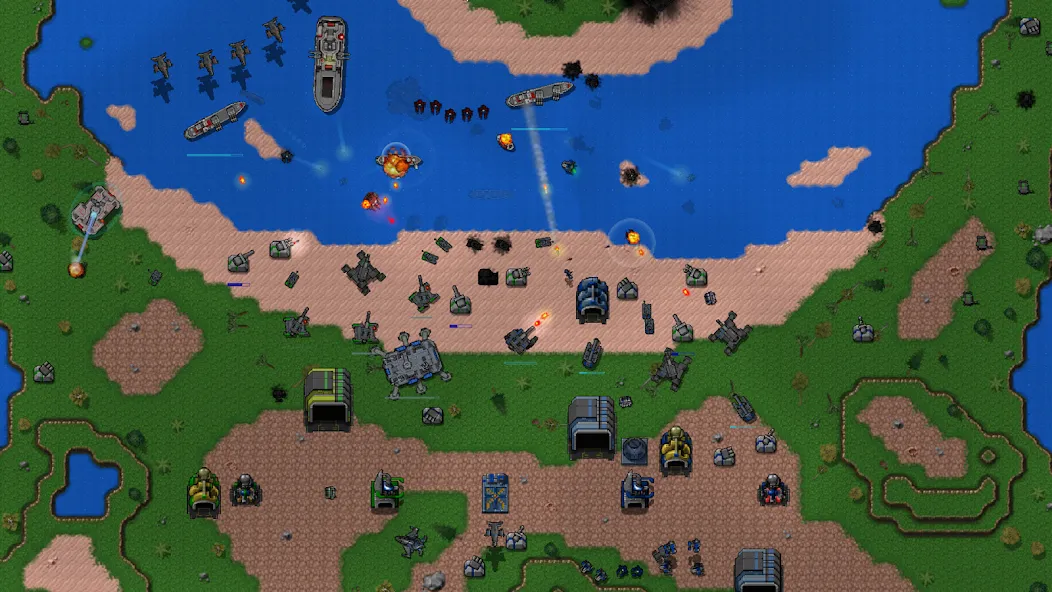 Rusted Warfare - Demo (Растущая война)  [МОД Unlocked] Screenshot 2