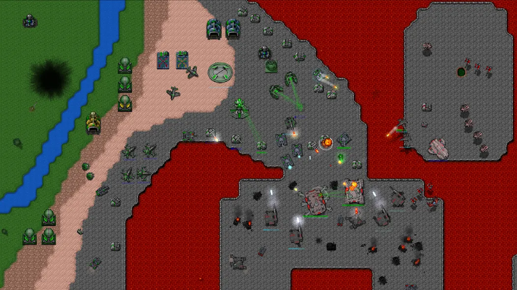 Rusted Warfare - Demo (Растущая война)  [МОД Unlocked] Screenshot 4