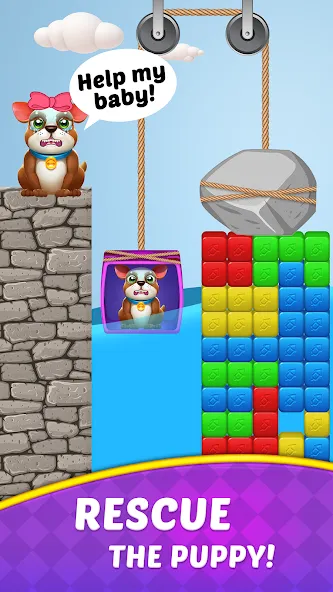 Cube Blast Journey: Toon & Toy (Кьюб Бласт Джорни)  [МОД Меню] Screenshot 3