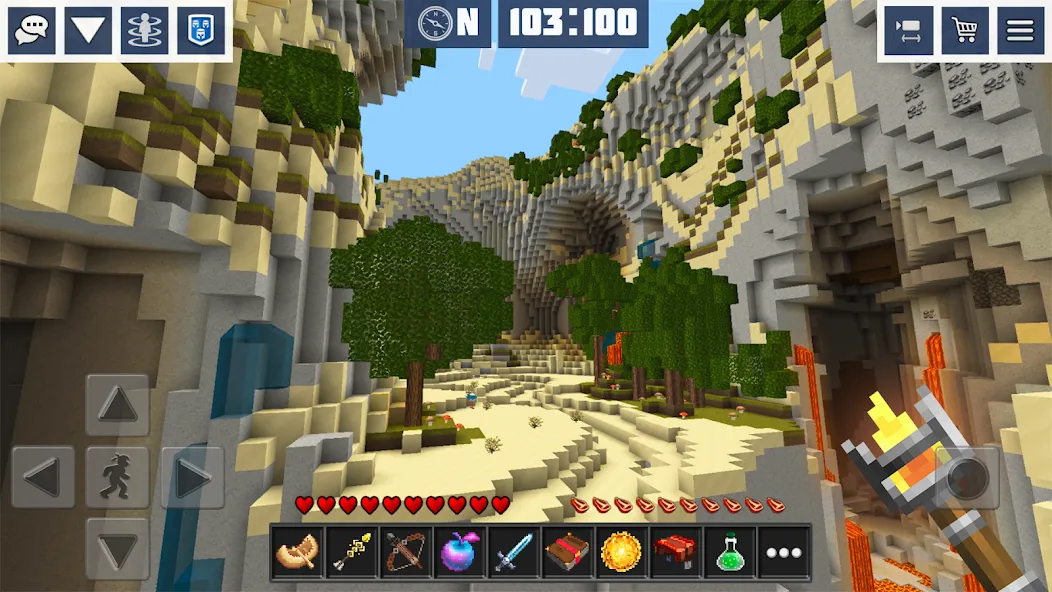 Block Craft World:Planet Craft  [МОД Unlimited Money] Screenshot 4