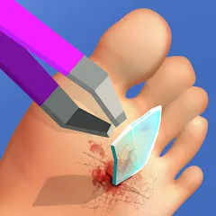 Взломанная Foot Clinic - ASMR Feet Care (Фут Клиник)  [МОД Unlimited Money] - полная версия apk на Андроид