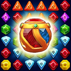 Взлом Jewel Ancient Pyramid Treasure  [МОД Unlimited Money] - последняя версия apk на Андроид