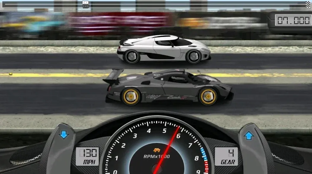 Drag Racing (Драгрейсинг)  [МОД Бесконечные деньги] Screenshot 2