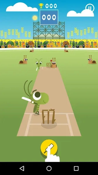 Doodle Cricket - Cricket Game (Дудл Крикет)  [МОД Бесконечные монеты] Screenshot 1