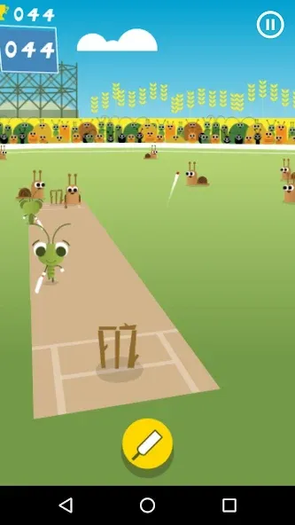 Doodle Cricket - Cricket Game (Дудл Крикет)  [МОД Бесконечные монеты] Screenshot 3