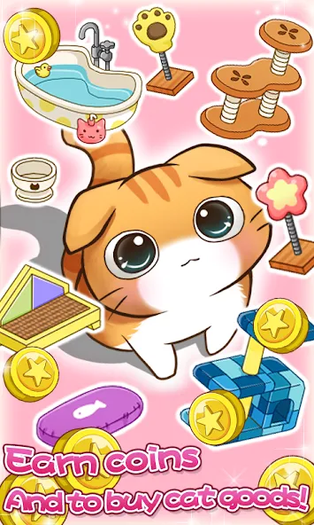 Cat Room - Cute Cat Games (Кэт Рум)  [МОД Бесконечные деньги] Screenshot 5