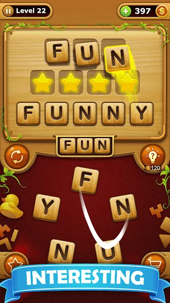 Word Connect - Word Games  [МОД Бесконечные монеты] Screenshot 1