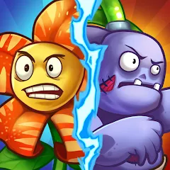 Взломанная Zombie Defense - Plants War (Зомби Дефенс)  [МОД Меню] - последняя версия apk на Андроид