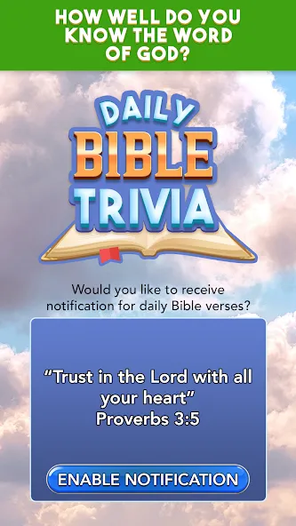 Daily Bible Trivia Bible Games (Ежедневные викторины Библии библейские игры)  [МОД Unlocked] Screenshot 3