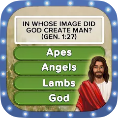 Скачать взломанную Daily Bible Trivia Bible Games (Ежедневные викторины Библии библейские игры)  [МОД Unlocked] - стабильная версия apk на Андроид