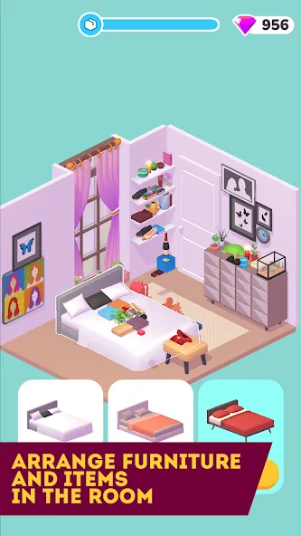 Decor Life - Home Design Game (Декор Лайф)  [МОД Бесконечные монеты] Screenshot 3