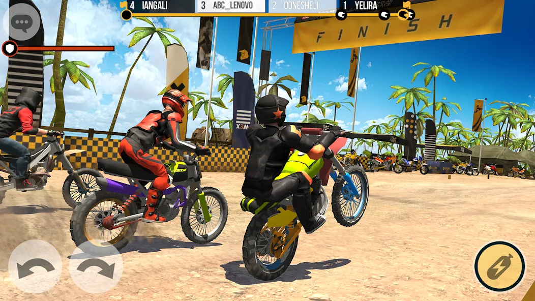 Clan Race: PVP Motocross races (Клан Рейс)  [МОД Много монет] Screenshot 2