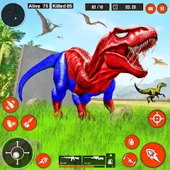 Скачать взлом Real Dino Hunter 3D Gun Games (Уайлд Динозавр Хантер Ган Геймс)  [МОД Много монет] - последняя версия apk на Андроид