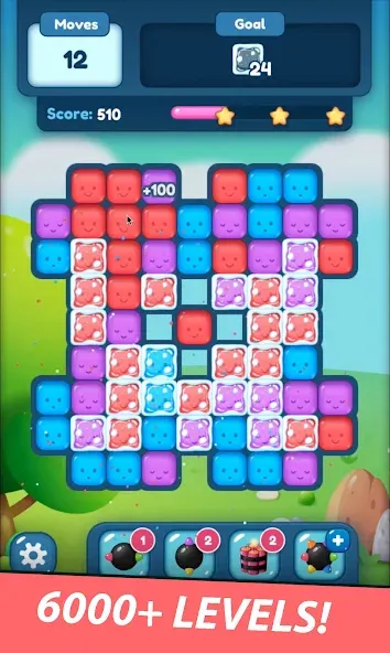 Match Blast Puzzle 3  [МОД Бесконечные монеты] Screenshot 2