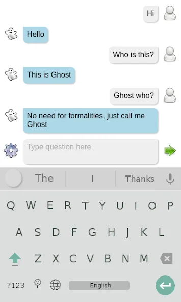 Ghost chat bot (Гостчатбот)  [МОД Unlocked] Screenshot 1