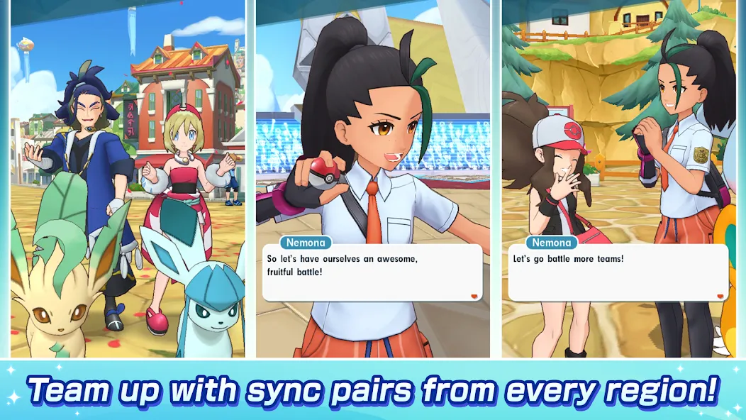 Pokémon Masters EX  [МОД Mega Pack] Screenshot 1