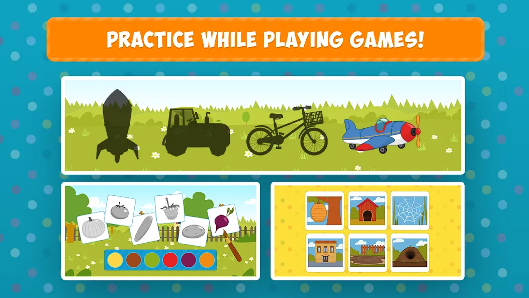 Tractor Games for Kids & Baby!  [МОД Много монет] Screenshot 5