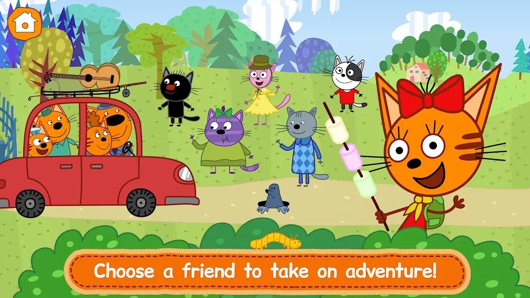 Kid-E-Cats: Kitty Cat Games!  [МОД Много денег] Screenshot 1