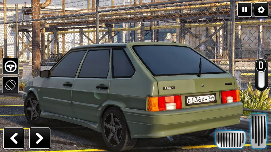 2114 Car Driving: Lada sedan  [МОД Все открыто] Screenshot 3