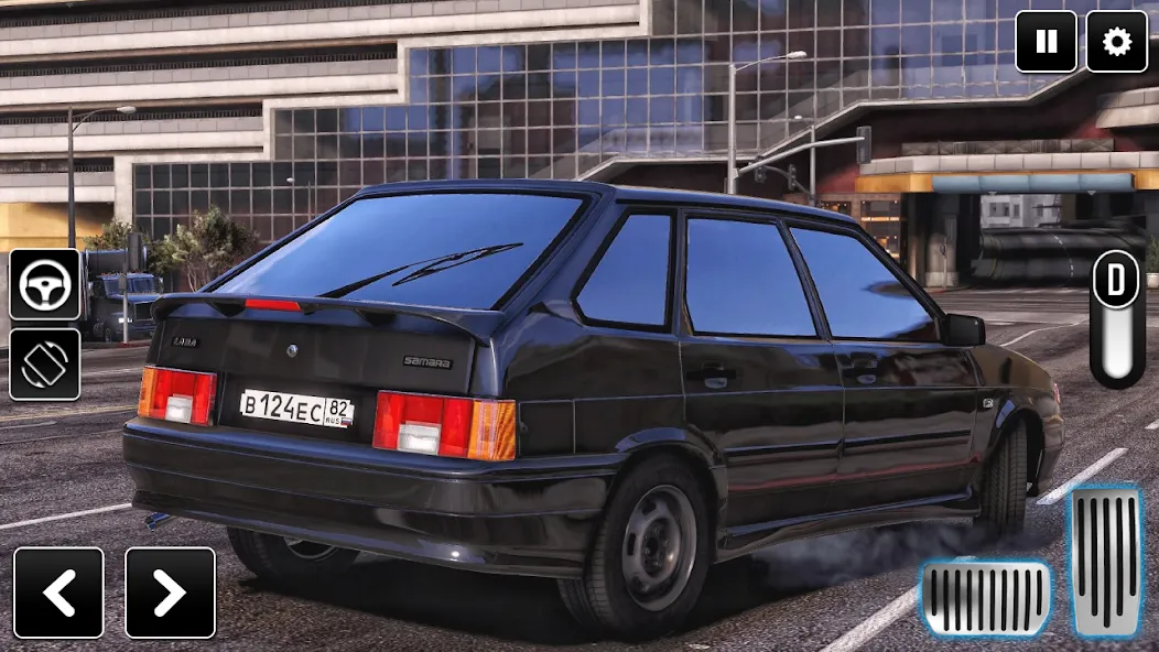 2114 Car Driving: Lada sedan  [МОД Все открыто] Screenshot 4