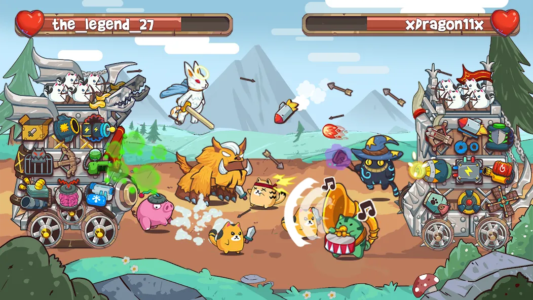 CatnRobot Idle TD: Battle Cat (КэтТауэр Айдл ТД)  [МОД Много монет] Screenshot 3