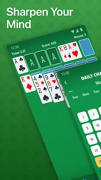 Solitaire - Classic Card Game (Солитер)  [МОД Все открыто] Screenshot 2