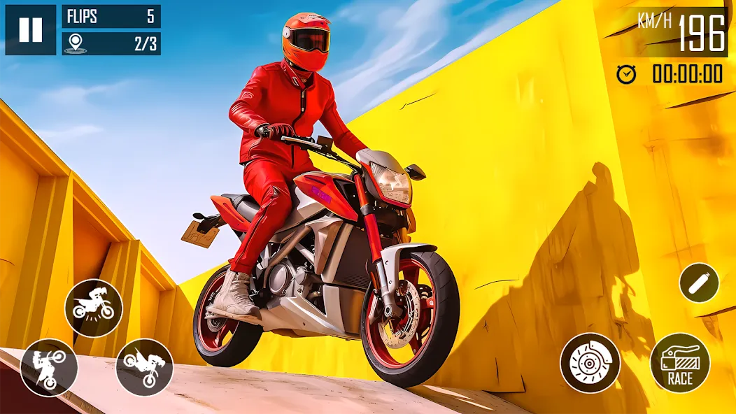 Ultimate Bike Stunt: Bike Game (Ультимейт Байк Стант)  [МОД Unlocked] Screenshot 3