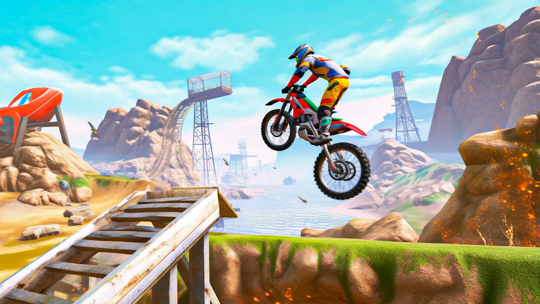 Ultimate Bike Stunt: Bike Game (Ультимейт Байк Стант)  [МОД Unlocked] Screenshot 4