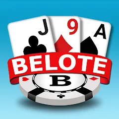 Взломанная Blot Belote Coinche Online  [МОД Все открыто] - полная версия apk на Андроид